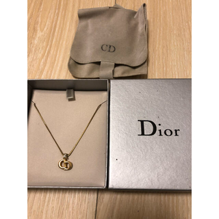 クリスチャンディオール(Christian Dior)のDiorゴールドネックレスCD(ネックレス)