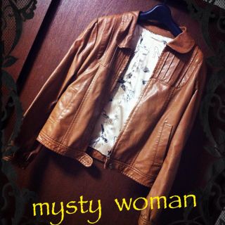 ミスティウーマン(mysty woman)のミスティウーマン♡レザージャケット(ライダースジャケット)