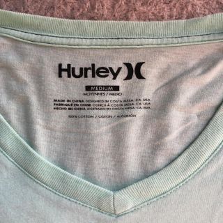 ハーレー(Hurley)のHurleyミントグリーンTシャツ  used(Tシャツ/カットソー(半袖/袖なし))