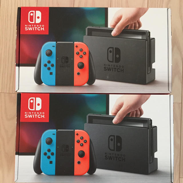 新品 ニンテンドースイッチ ネオン2台