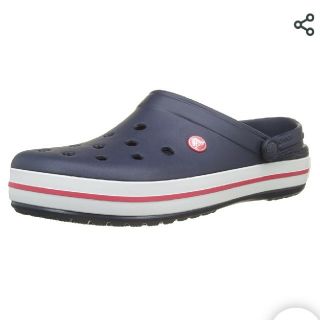 クロックス(crocs)の新品 crocs クロックス バンド ネイビー M5 W7 23.0cm(ビーチサンダル)