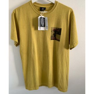 ベドウィン(BEDWIN)のSTUSSY×ベドウィン マスタード Tシャツ 新品未使用タグ付き(Tシャツ/カットソー(半袖/袖なし))