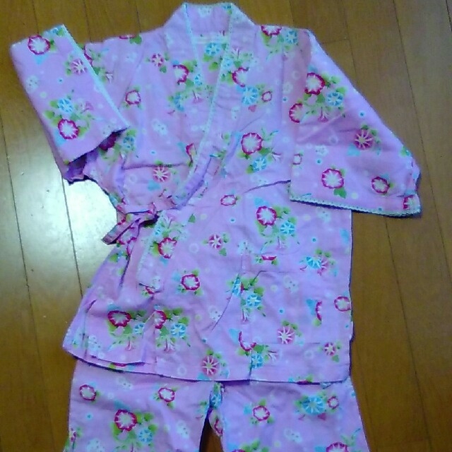 お値下げ☆☆☆甚平　上下セット　120cm キッズ/ベビー/マタニティのキッズ服女の子用(90cm~)(甚平/浴衣)の商品写真