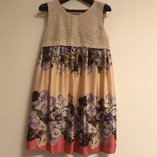 ジルスチュアート(JILLSTUART)のJILLSTUART 花柄 夏ワンピース(ひざ丈ワンピース)