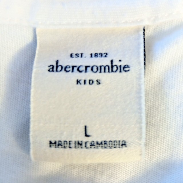 ほぼ新品 アバクロンビー Abercrombie&Fitch kids L