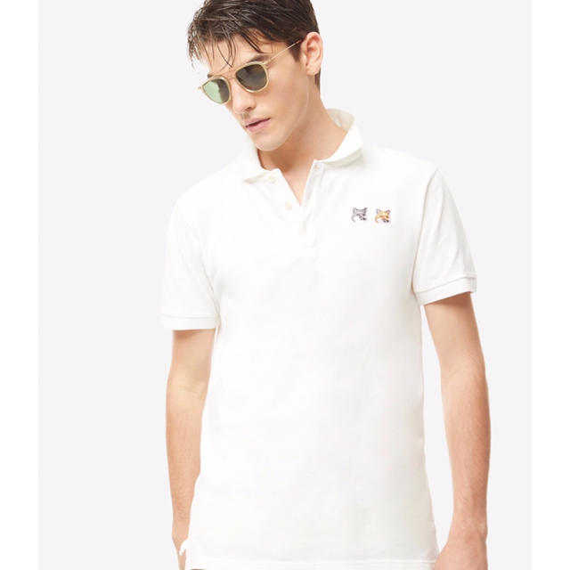 MAISON KITSUNE'(メゾンキツネ)のメゾンキツネ    ダブルフォックス  ポロシャツ メンズのトップス(ポロシャツ)の商品写真