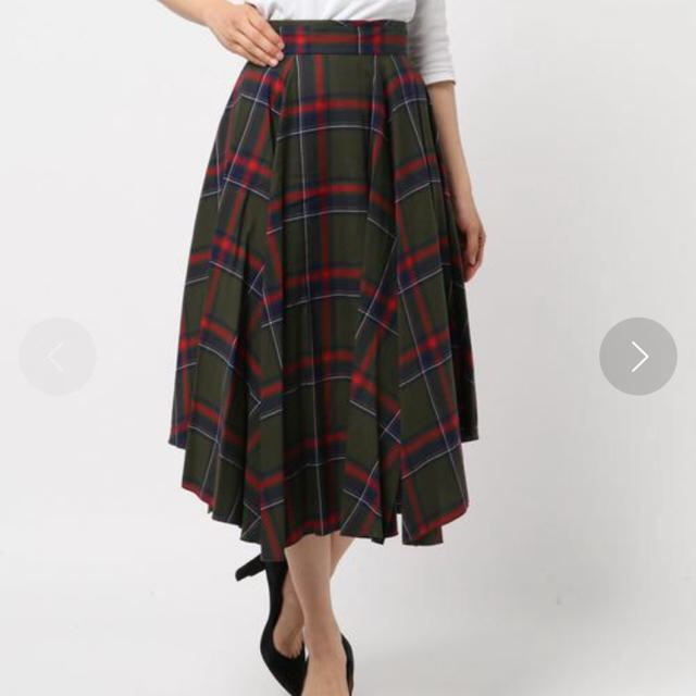 DOUBLE STANDARD CLOTHING(ダブルスタンダードクロージング)のダブスタ チェックスカート レディースのスカート(ひざ丈スカート)の商品写真