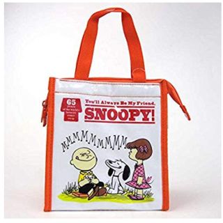 ピーナッツ(PEANUTS)の【廃番品】スヌーピー   65周年 角型トート ランチトート(弁当用品)