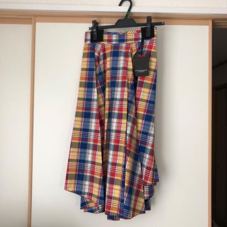 ダブルスタンダードクロージング(DOUBLE STANDARD CLOTHING)のダブスタ チェックスカート(ひざ丈スカート)