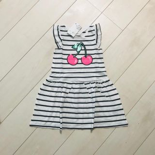 エイチアンドエム(H&M)の新品♡さくらんぼ スパンコールワンピース(ワンピース)