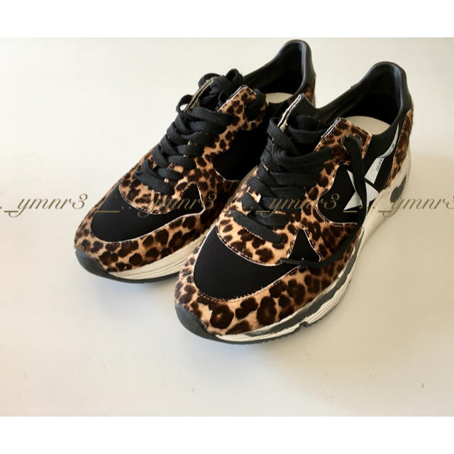 GOLDEN GOOSE LEOPARD RUNNING SNEAKERS