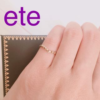 エテ(ete)の【ete】ピンキーリング(リング(指輪))