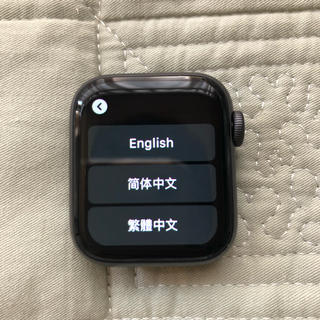 アップルウォッチ(Apple Watch)のApple Watch Series 4 40mm ブラック Wifiモデル(腕時計(デジタル))