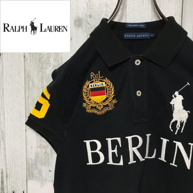 Ralph Lauren - ラルフローレン☆ビッグポニー 刺繍ロゴ ブラック