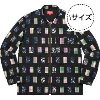 シュプリーム(Supreme)の【新品】Supreme patchwork zip up shirt【定価割れ(シャツ)