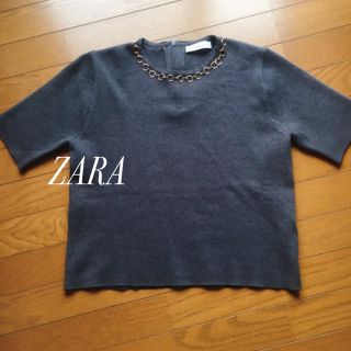 ザラ(ZARA)のZARA半袖ニット(カットソー(半袖/袖なし))