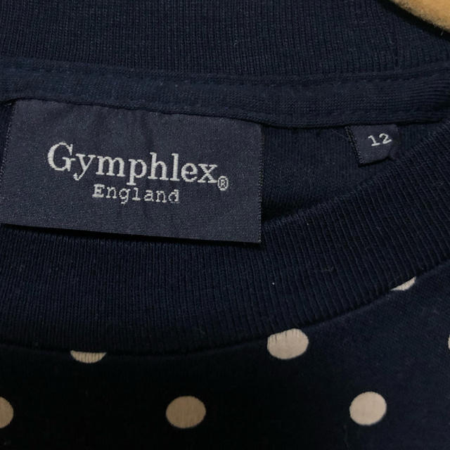 GYMPHLEX(ジムフレックス)のジムフレックスドットTシャツサイズ12 レディースのトップス(Tシャツ(半袖/袖なし))の商品写真