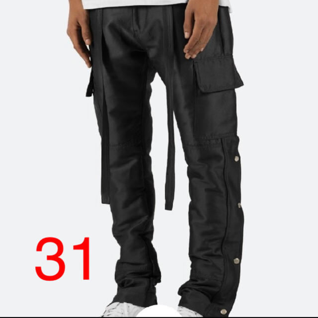 毎回大好評】 MNML NYLON SNAP CARGO PANTS 31 -デニム/ジーンズ