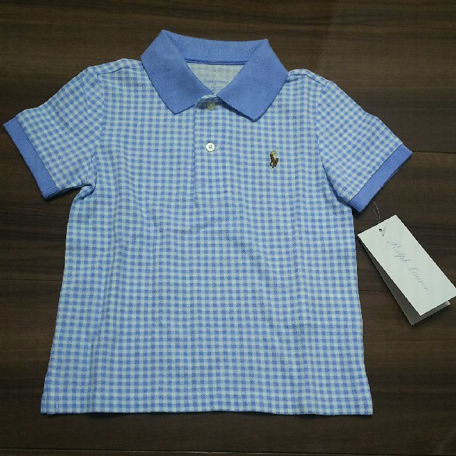 Ralph Lauren(ラルフローレン)のRALPH LAURENラルフローレン男の子新品タグつきポロシャツ キッズ/ベビー/マタニティのキッズ服男の子用(90cm~)(Tシャツ/カットソー)の商品写真