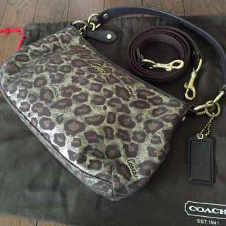 コーチ(COACH) 2wayバッグ ショルダーバッグ(レディース)(レオパード