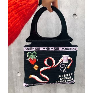 アナスイ(ANNA SUI)の【超レア】アナスイ 刺繍バッグ(トートバッグ)