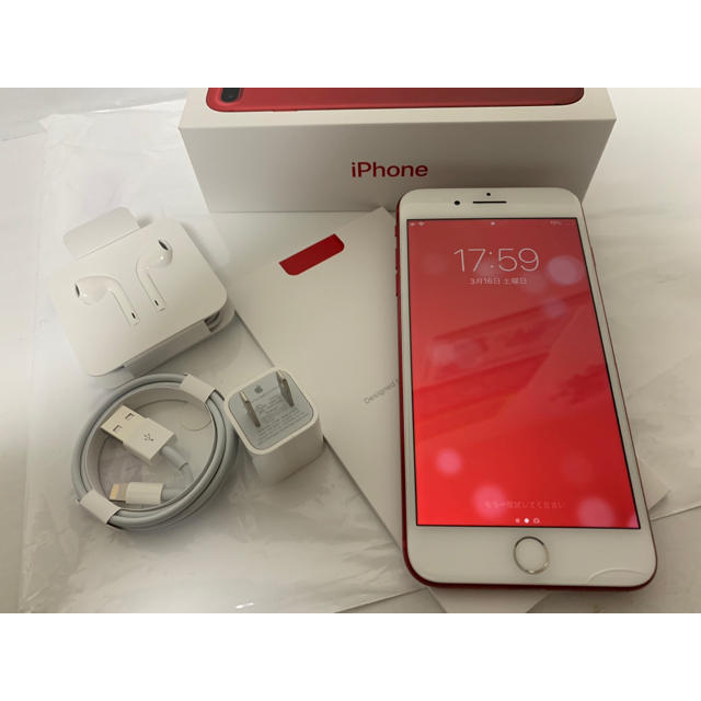 iPhone 7 Plus Red 128 GB Softbank