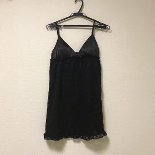 アナップ(ANAP)の【美品】カップ付きレースキャミワンピース(ルームウェア)