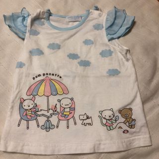 ポンポネット(pom ponette)のused ポンポネット90cm Tシャツ(Tシャツ/カットソー)