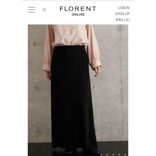 フローレント(FLORENT)の試着のみ フローレント STRETCH LONG SKIRT スカート ジャージ(ロングスカート)