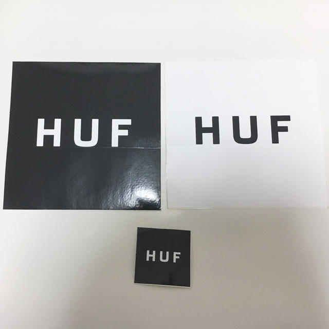 HUF(ハフ)のhuf ステッカー×3 自動車/バイクのバイク(ステッカー)の商品写真