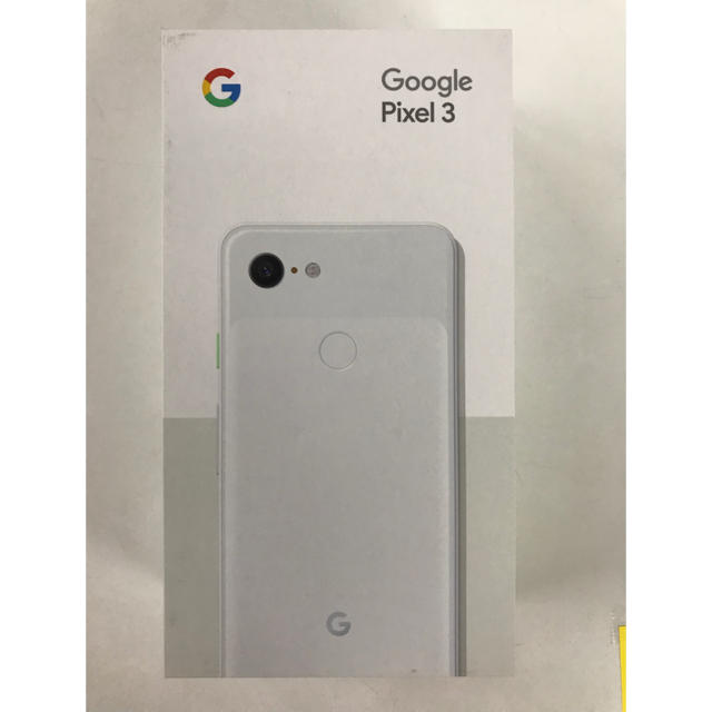 ANDROID(アンドロイド)のpixel3 128GB ホワイト スマホ/家電/カメラのスマートフォン/携帯電話(スマートフォン本体)の商品写真