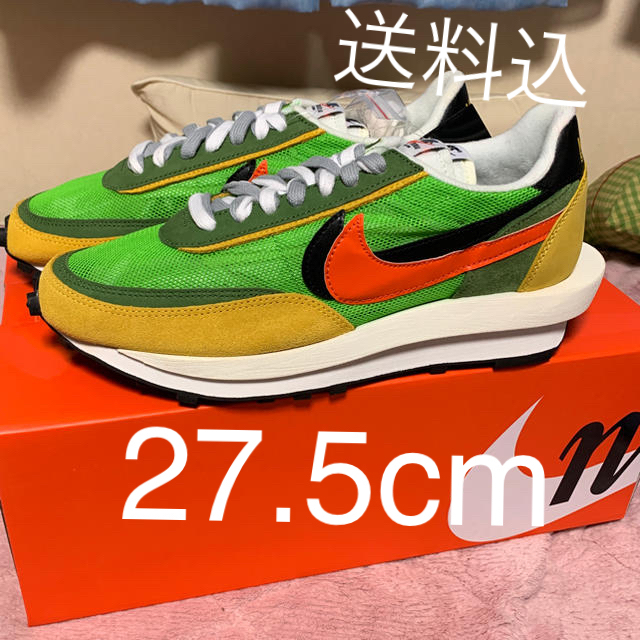 NIKE sacai LDWAFFLE グリーンガスト/セイフ