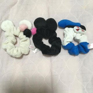 ディズニー(Disney)の専用！ディズニーシュシュ3点セット！(ヘアゴム/シュシュ)