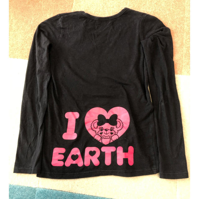 EARTHMAGIC(アースマジック)のアースマジック ロンT キッズ/ベビー/マタニティのキッズ服女の子用(90cm~)(Tシャツ/カットソー)の商品写真