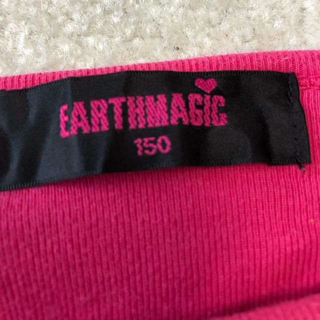 EARTHMAGIC(アースマジック)のアースマジック ロンT キッズ/ベビー/マタニティのキッズ服女の子用(90cm~)(Tシャツ/カットソー)の商品写真