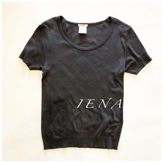 イエナ(IENA)のIENAイエナ✳︎ラウンドネックニット 半袖 コットンニット(カットソー(半袖/袖なし))