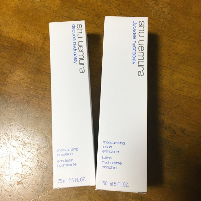 shu uemura 化粧水&乳液 1