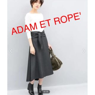 アダムエロぺ(Adam et Rope')の美品 アダムエロペフレアスカート(ロングスカート)