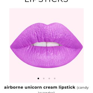 ライムクライム(Lime Crime)の【美品】正規品★Lime Crime クリームリップ パープル (口紅)