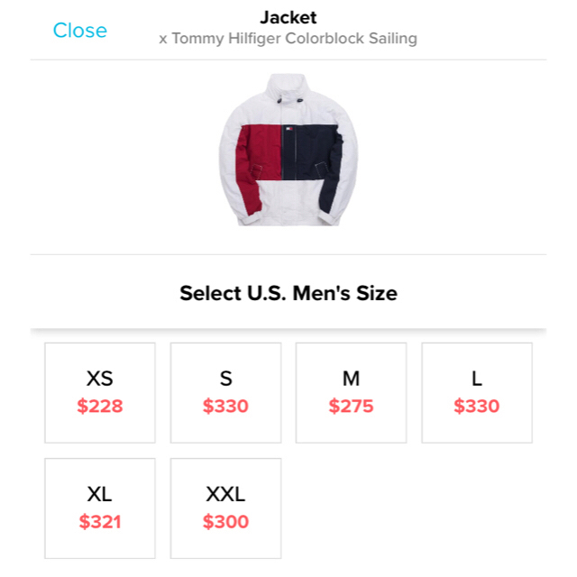 TOMMY HILFIGER(トミーヒルフィガー)のKITH X TOMMY COLORBLOCK SAILING JACKET   メンズのジャケット/アウター(ナイロンジャケット)の商品写真