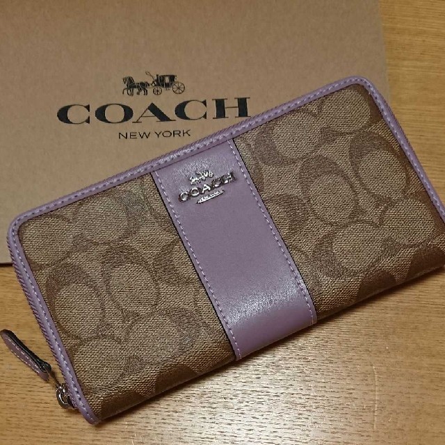 ⭐新品⭐ COACH レディース 長財布 ⭐ パープル ⭐