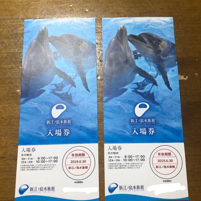 新江ノ島水族館 入場券 チケット チケットの施設利用券(水族館)の商品写真