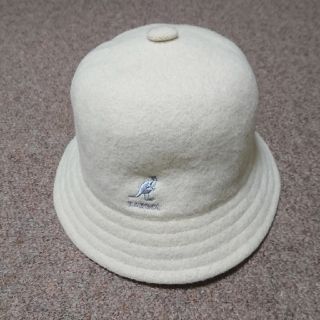 カンゴール(KANGOL)の値下げしました‼️KANGOL HAT カンゴールハット クリーム色 サイズXL(ハット)