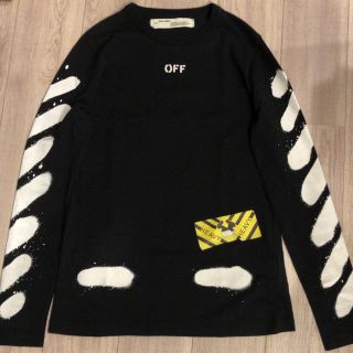 オフホワイト(OFF-WHITE)の本物 ★ 国内正規品 オフホワイト tシャツ パーカー スウェット スニーカー(Tシャツ/カットソー(七分/長袖))