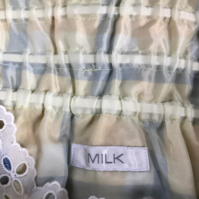 MILK(ミルク)のMILK チェックワンピース レディースのワンピース(ひざ丈ワンピース)の商品写真