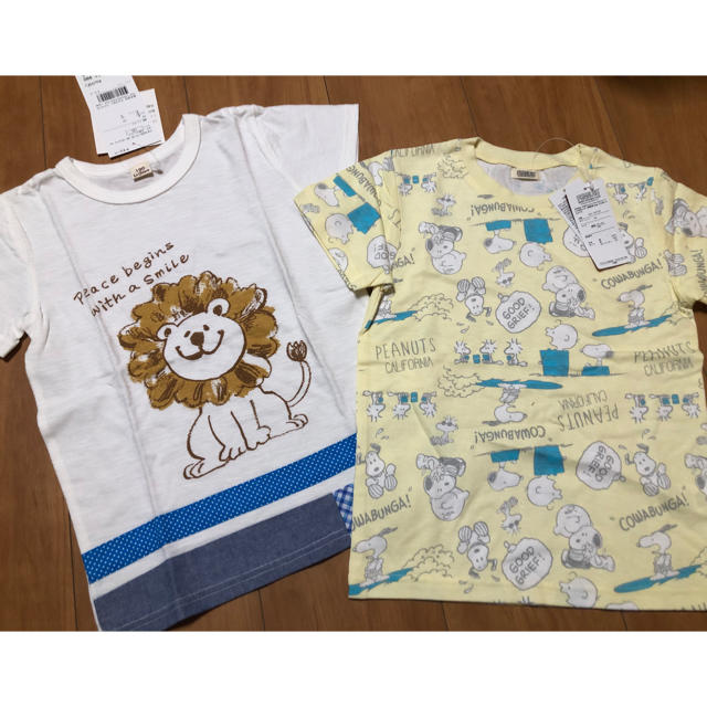 キムラタン(キムラタン)のご専用☆Tシャツ2枚セット 120 キッズ/ベビー/マタニティのキッズ服男の子用(90cm~)(Tシャツ/カットソー)の商品写真