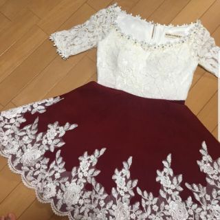 ローブ(ROBE)のローブドフルールROBE de FLEURS スリーブ 袖 フレア キャバドレス(ナイトドレス)