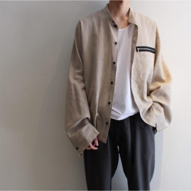 SUNSEA 18SS LINEN BOMBER SHIRTS リネン シャツ | www.innoveering.net