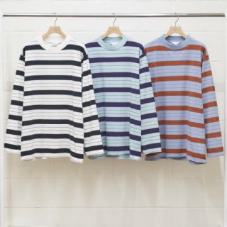 アンユーズド(UNUSED)のUNUSED 18SS BORDER LONG T SHIRT ボーダー シャツ(Tシャツ/カットソー(七分/長袖))