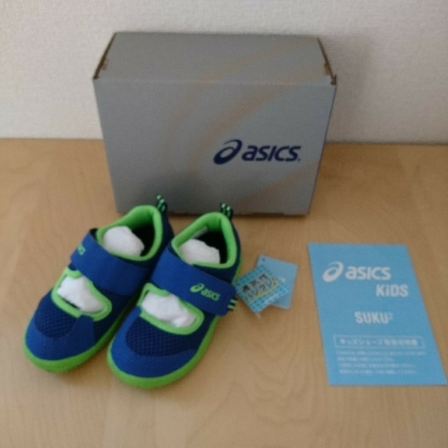 asics(アシックス)の美品 asics アシックス SUKU2 スクスク キッズサンダル 15.0cm キッズ/ベビー/マタニティのキッズ靴/シューズ(15cm~)(サンダル)の商品写真